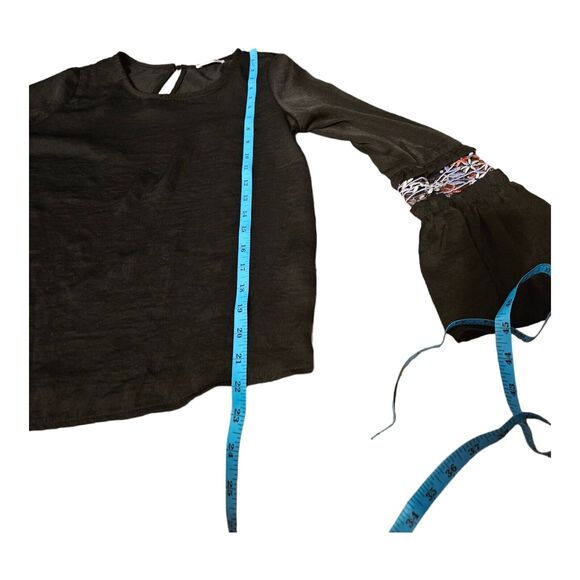 Luna Project XSP Long Sleeve Black Blouse - Picture 7 of 8